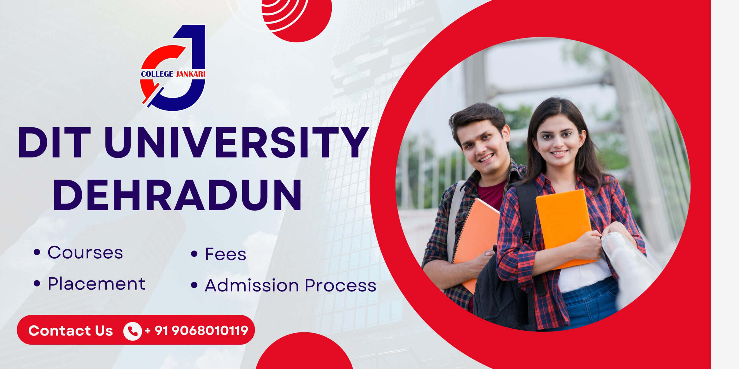 DIT University Dehradun: Admission 2025, Courses, Fees, Ranking, Placements